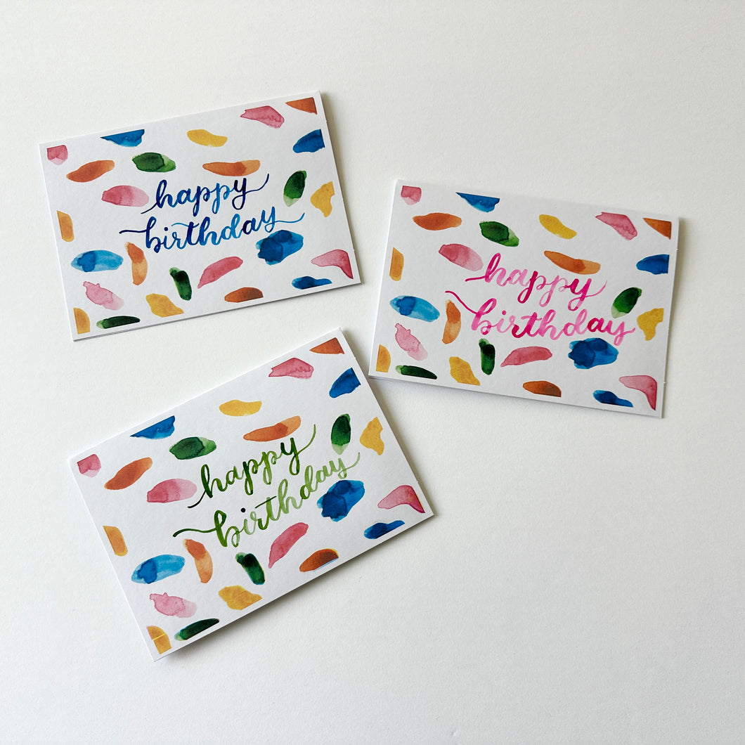 Birthday Splashes Card